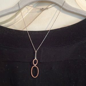 Pretty copper and silver necklace